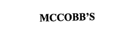 MCCOBB'S trademark