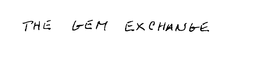 THE GEM EXCHANGE trademark