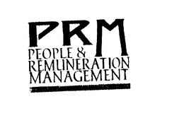 PRM PEOPLE & REMUNERATION MANAGEMENT trademark