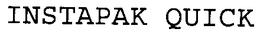INSTAPAK QUICK trademark