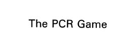 THE PCR GAME trademark