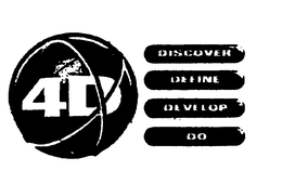 4D DISCOVER DEFINE DEVELOP DO trademark