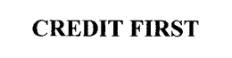 CREDIT FIRST trademark