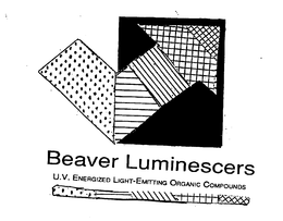 BEAVER LUMINESCERS U.V. ENERGIZED LIGHT-EMITTING ORGANIC COMPOUNDS trademark