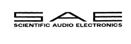 SAE SCIENTIFIC AUDIO ELECTRONICS trademark