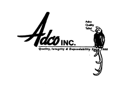 ADCO INC. QUALITY INTEGRITY & DEPENDABILITY SINCE 1908 trademark