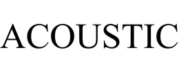 ACOUSTIC trademark