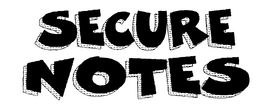 SECURE NOTES trademark