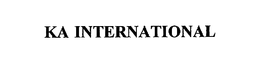 KA INTERNATIONAL trademark