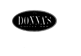DONNA'S COFFEE BAR trademark