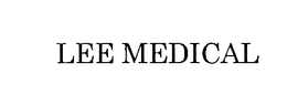 LEE MEDICAL trademark