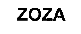 ZOZA trademark