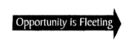 OPPORTUNITY IS FLEETING trademark