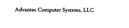 ADVANTEC COMPUTER SYSTEMS, LLC trademark
