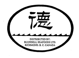 DISTRIBUTED BY: BLUNDELL SEAFOODS LTD. RICHMOND. B.C. CANADA trademark