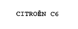 CITROEN C6 trademark