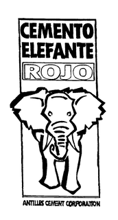 CEMENTO ELEFANTE ROJO ANTILLES CEMENT CORPORATION trademark