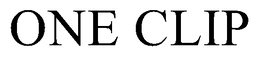 ONE CLIP trademark
