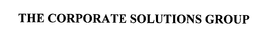 THE CORPORATE SOLUTIONS GROUP trademark