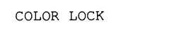 COLOR LOCK trademark