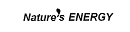 NATURE'S ENERGY trademark