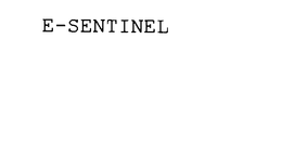 E-SENTINEL trademark