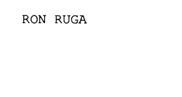 RON RUGA trademark