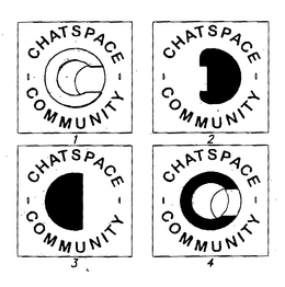 CHATSPACE COMMUNITY 1 2 3 4 trademark