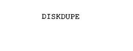 DISKDUPE trademark