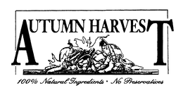 AUTUMN HARVEST 100% NATURAL INGREDIENTS NO PRESERVATIVES trademark