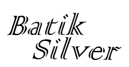 BATIK SILVER trademark
