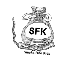 SFK SMOKE-FREE KIDS trademark