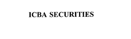 ICBA SECURITIES trademark