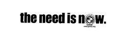 THE NEED IS NOW. GLOBAL EMERGENCY.ORG trademark