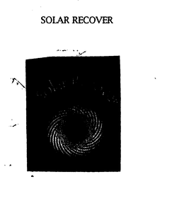 SOLAR RECOVER trademark
