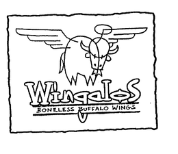 WINGALOS BONELESS BUFFALO WINGS trademark