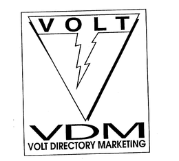 VOLT VDM VOLT DIRECTORY MARKETING trademark