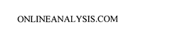 ONLINEANALYSIS.COM trademark