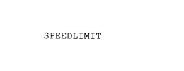 SPEEDLIMIT trademark