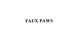 FAUX PAWS trademark