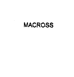 MACROSS trademark