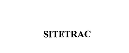 SITETRAC trademark