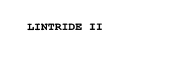 LINTRIDE II trademark