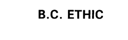 B.C. ETHIC trademark