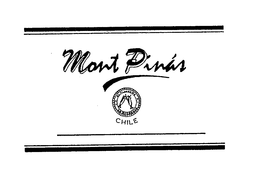 MONT PINAS ELPLACER DE LO DIFERENTE CHILE trademark