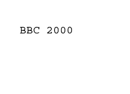 BBC 2000 trademark