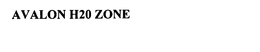 AVALON H20 ZONE trademark