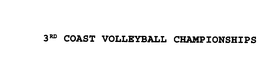 3RD COAST VOLLEYBALL CHAMPIONSHIPS trademark