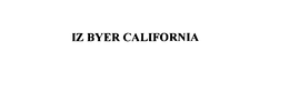 IZ BYER CALIFORNIA trademark