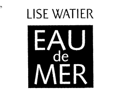 LISE WATIER EAU DE MER trademark